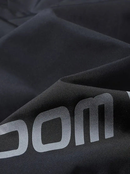 Black Fleece-Lined Winter Jacket – Hooded Thermal Warm Coat