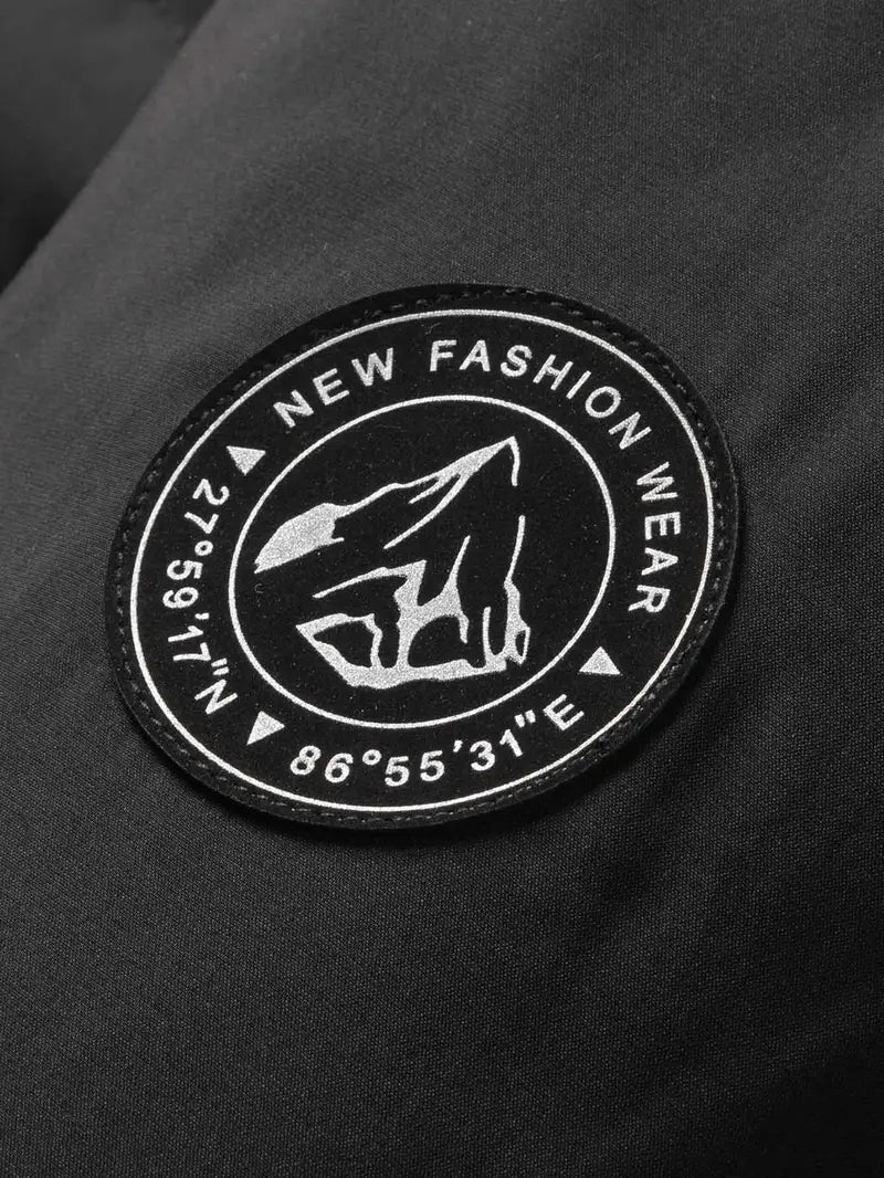 Hooded Puffer Jacket – Fleece Lined Warm Winter Coat