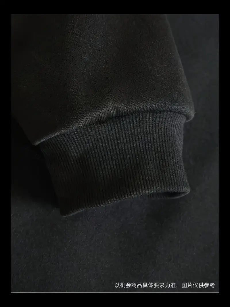 Layered Hoodie T-Shirt – Plaid Sleeve Streetwear Pullover