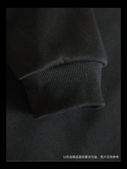 Layered Hoodie T-Shirt – Plaid Sleeve Streetwear Pullover